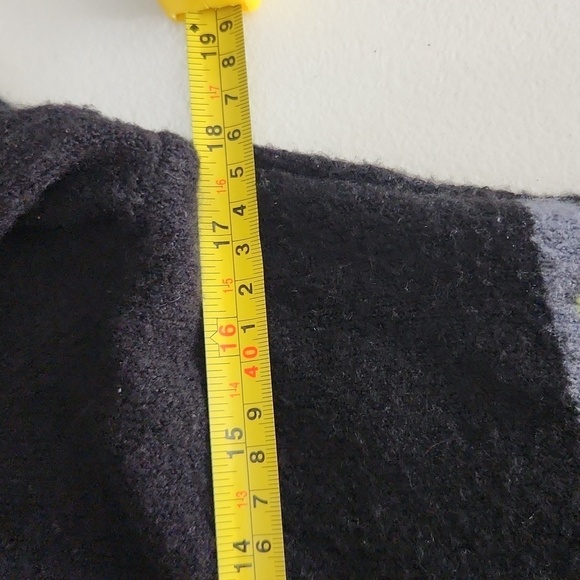 Saywhat Sweater Dress Size XL Aztec Black Yellow ish gray - Picture 9 of 9